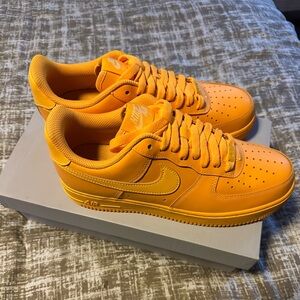 Nike Air Force 1 Low Orange Sneakers